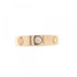 Love Ring 18K Rose Gold Mini with Diamond
