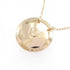 Amulette Pendant Necklace 18K Rose Gold with Diamond and Onyx Small