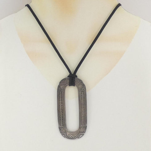 Touareg Pendant Necklace Sterling Silver