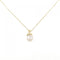 Pendant Necklace 18K Yellow Gold Medium with Pearl