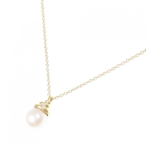 Pendant Necklace 18K Yellow Gold Medium with Pearl