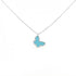 Sweet Alhambra Pendant Necklace 18K White Gold