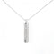 1837 Pendant Necklace 18K White Gold