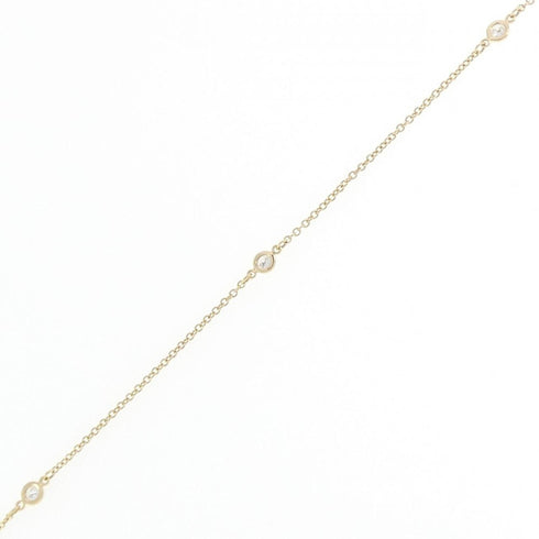 Elsa Peretti Diamonds By The Yard Pendant Necklace 18K Yellow Gold and Diamond