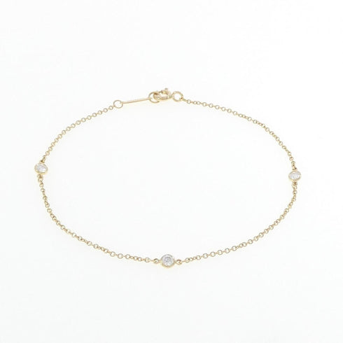 Elsa Peretti Diamonds By The Yard Pendant Necklace 18K Yellow Gold and Diamond