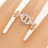 Chaine d'Ancre Enchainée Ring Sterling Silver