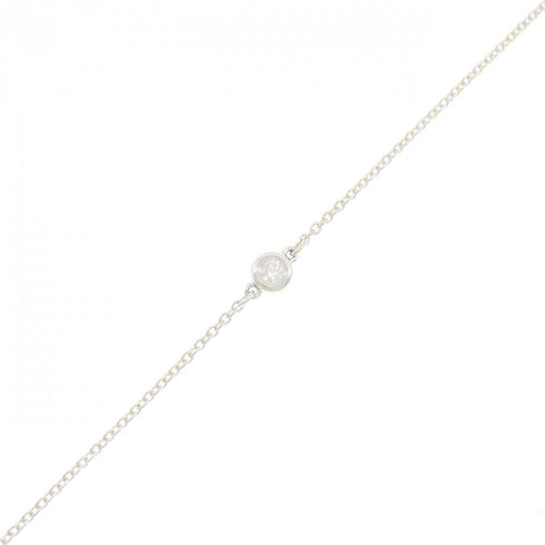 Elsa Peretti Diamonds By The Yard Pendant Necklace Sterling Silver and Diamond