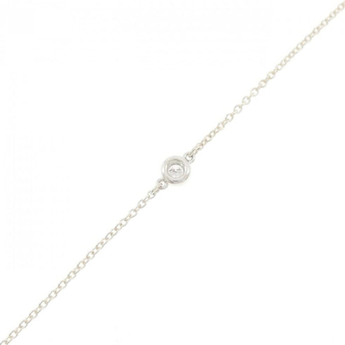 Elsa Peretti Diamonds By The Yard Pendant Necklace Sterling Silver and Diamond