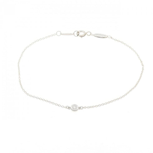 Elsa Peretti Diamonds By The Yard Pendant Necklace Sterling Silver and Diamond
