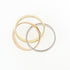 Vendome Louis Cartier Band Ring 18K Tricolor Gold