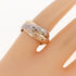 Vendome Louis Cartier Band Ring 18K Tricolor Gold