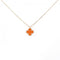 Sweet Alhambra Pendant Necklace 18K Rose Gold