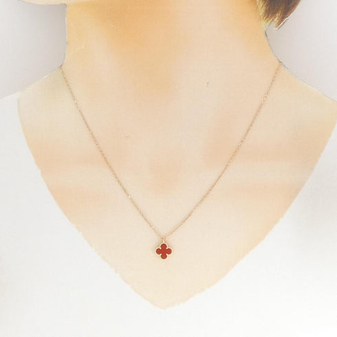 Sweet Alhambra Pendant Necklace 18K Rose Gold