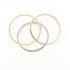 Vendome Louis Cartier Band Ring 18K Tricolor Gold