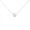Damour Pendant Necklace 18K White Gold with Diamond Large