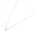 Damour Pendant Necklace 18K White Gold with Diamond Large