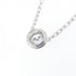 Damour Pendant Necklace 18K White Gold with Diamond Large