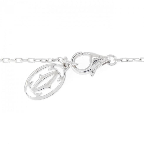 Damour Pendant Necklace 18K White Gold with Diamond Large