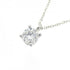 Solitaire Pendant Necklace Platinum with Diamond 0.50CT