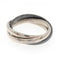 Trinity Ring 18K White Gold and Ceramic