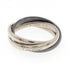 Trinity Ring 18K White Gold and Ceramic