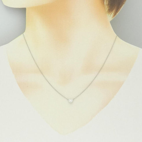 Elsa Peretti Diamonds By The Yard Pendant Necklace Platinum and Diamond