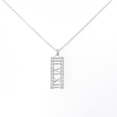 Atlas Pendant Necklace 18K White Gold