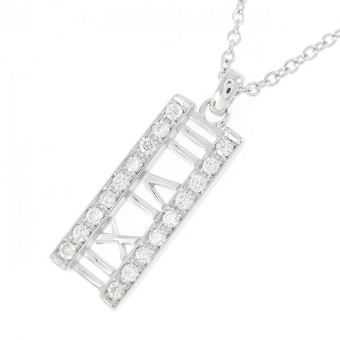 Atlas Pendant Necklace 18K White Gold