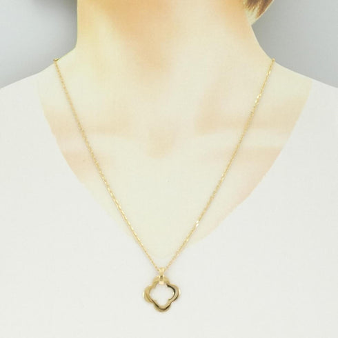 Alhambra Pendant Necklace 18K Yellow Gold