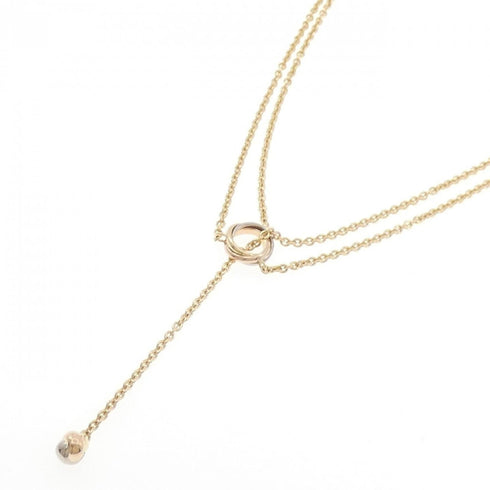 Trinity Pendant Necklace 18K Tricolor Gold
