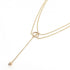 Trinity Pendant Necklace 18K Tricolor Gold
