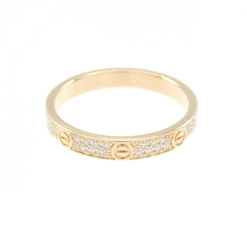 Ring 18K Rose Gold With Diamond Small