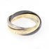 Trinity Ring 18K White Gold and Ceramic