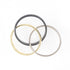 Trinity Ring 18K White Gold and Ceramic