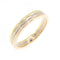 Vendome Louis Cartier Band Ring 18K Tricolor Gold