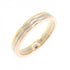 Vendome Louis Cartier Band Ring 18K Tricolor Gold