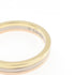 Vendome Louis Cartier Band Ring 18K Tricolor Gold