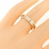 Vendome Louis Cartier Band Ring 18K Tricolor Gold