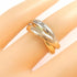 Vendome Louis Cartier Band Ring 18K Tricolor Gold