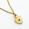 Pendant Necklace Gold and Rhinestone