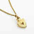 Pendant Necklace Gold and Rhinestone