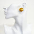 CC Logo Circle Clip-On Earrings Metal Gold-Tone Metal