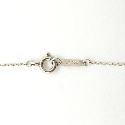 1837 Circle Pendant Necklace Sterling Silver