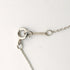 Bean Pendant Necklace Sterling Silver 7.4mm