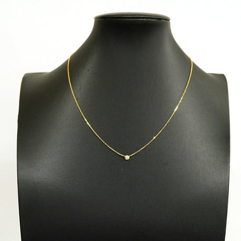 Pendant Necklace 18K Yellow Gold with Diamond