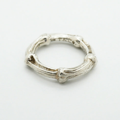 Bamboo Ring Sterling Silver