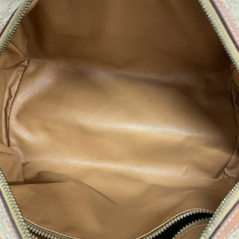 Boston Bag Triomphe Coated Canvas Medium