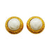 Clip-On Earrings Pearl Clip-On Gold-Tone Metal