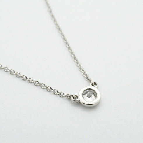 Elsa Peretti Diamonds By The Yard Pendant Necklace Platinum and Diamond
