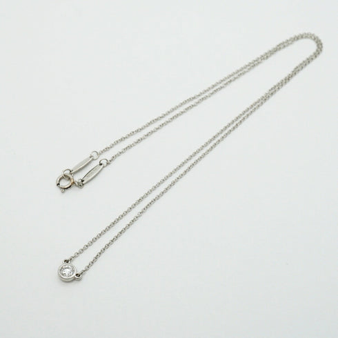 Elsa Peretti Diamonds By The Yard Pendant Necklace Platinum and Diamond